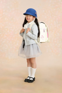 女の子の入学写真