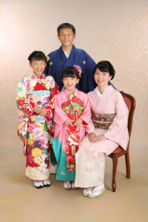 着物の家族写真07