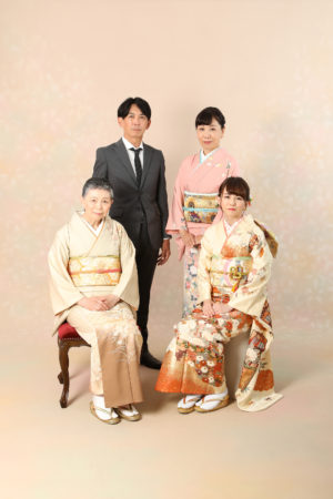 本八幡　市川市　成人式　振袖　二十歳　前撮り　家族写真　記念写真