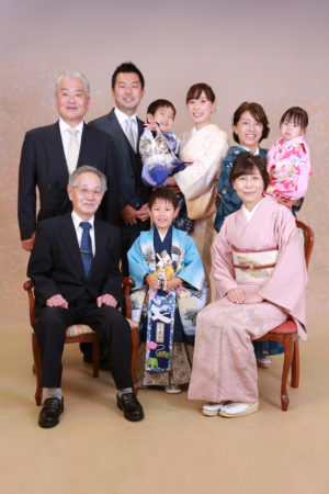 東京都　江戸川区　七五三　5歳　前撮り　ご家族写真