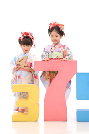 東京都　江戸川区　七五三　前撮り　7歳　ご姉妹